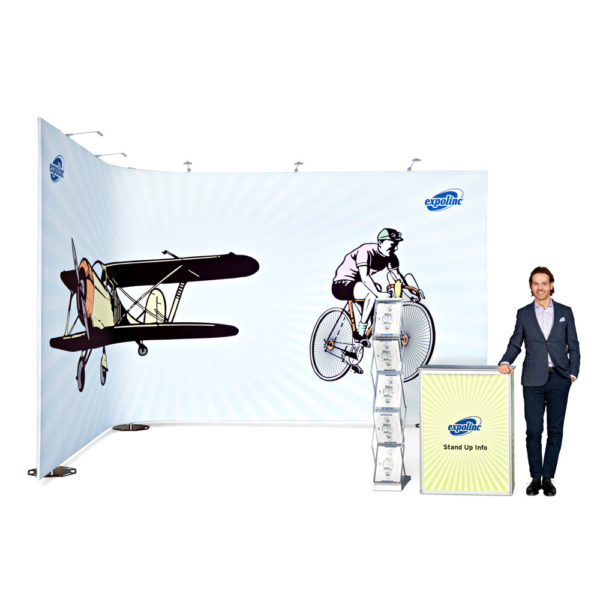 Expolinc textil mässmontervägg