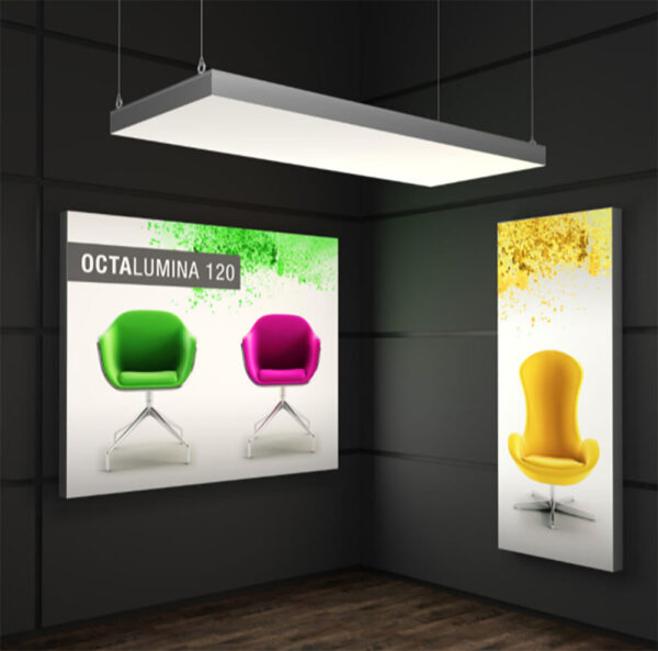 Led ljustavla textil