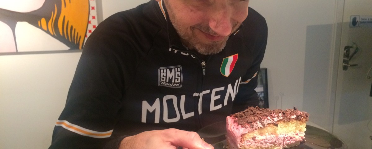 Torta con creme di Lamponi