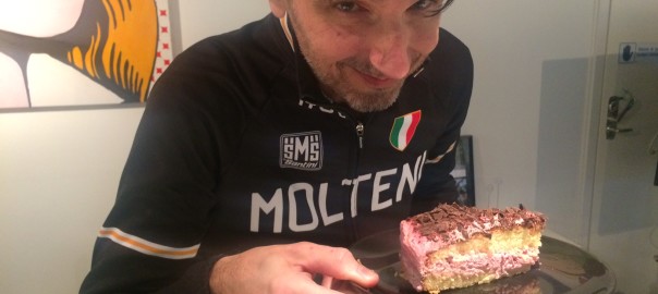 Torta con creme di Lamponi