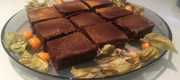Chokladkladdkaka med lakrits