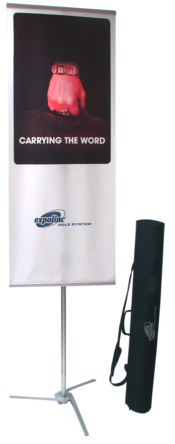 Pole system med bag